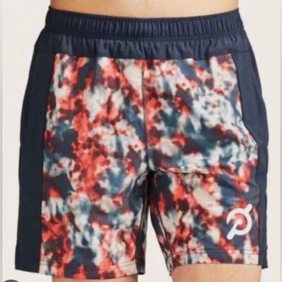 Peloton Other - FOUR Laps x Peloton 7” Bolt Multicolor Lined Athletic Shorts Men’s Sz Med